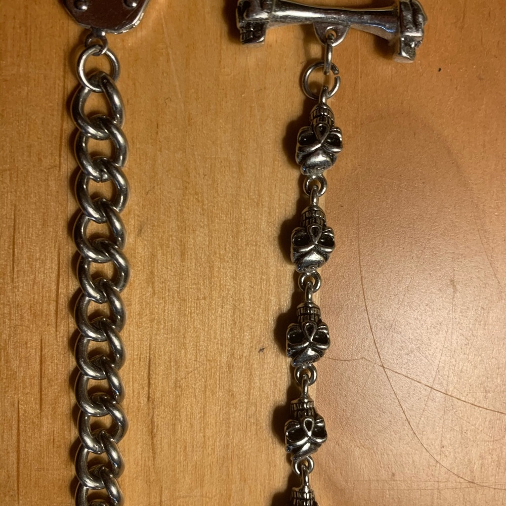 Skull bracelet/ handcuffs bracelet